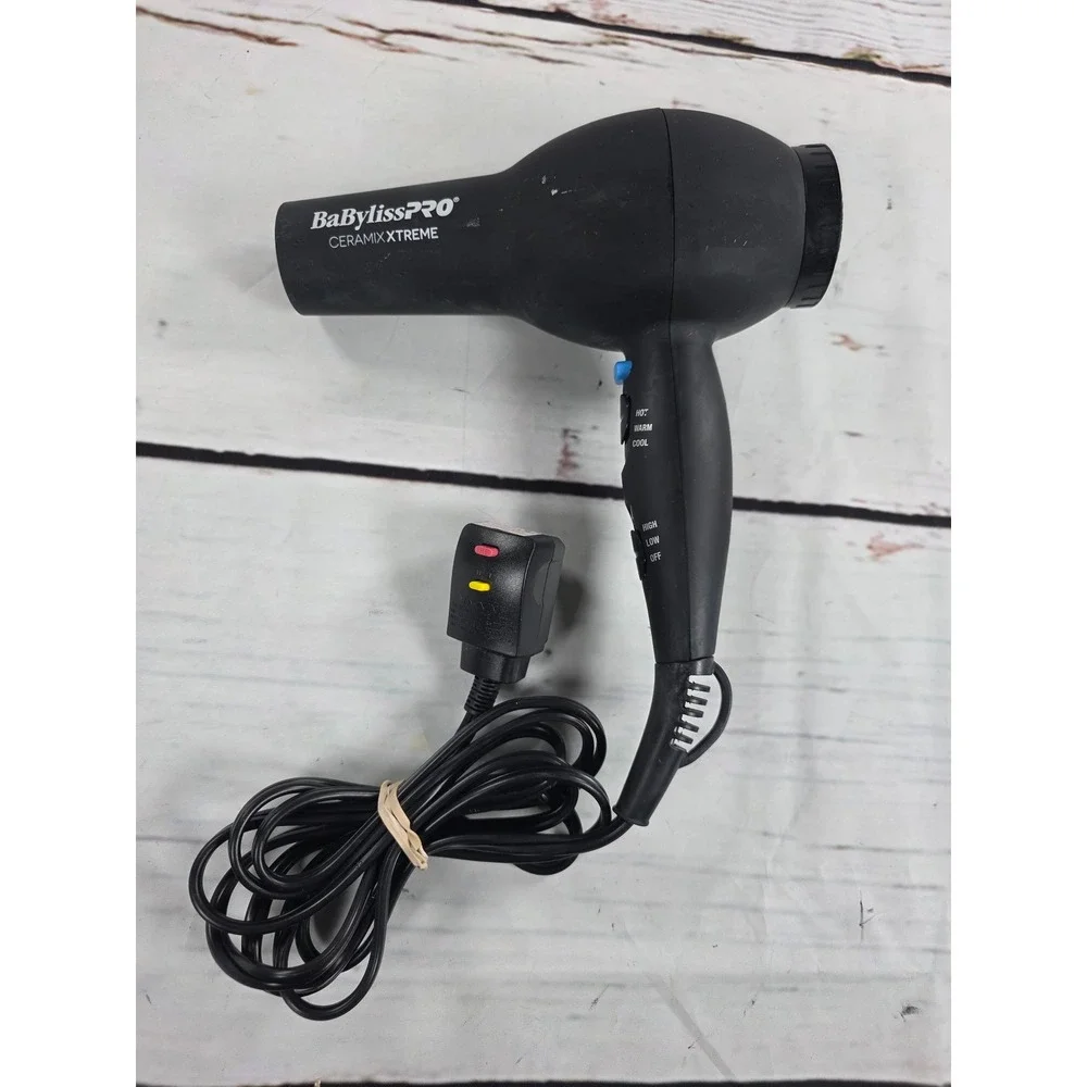 BaBylissPRO Ceramix Xtreme 2000W Professional Hair Dryer Matte Black BAB6610